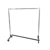 SSWBasics Single-Rail Clothing Rack (Z-Truck Rolling Rack) - 63"W X