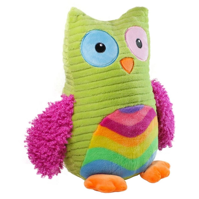 IDENA 40040 Stuffed Toy Owl 30 cm – Green