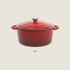 Gibson Home Addlestone 5 Quart Enamel Cast Iron Dutch Oven
