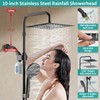 MIAOHUI High Pressure Rain Shower Head with 7 Settings Handheld
