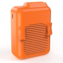 Portable Mini Waist Fan Clip on Belt, 6000mAh Rechargeable Battery Powered Wearable Body Fan With Max 23H Working Time, 3 Speeds, 5100RPM Strong Airflow for Jobsite Farm Fishing Gardening Camping