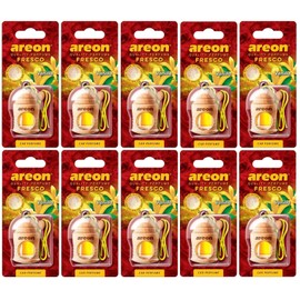 Areon Fresco Car Air Freshener Vanilla 4 Milliliters Multi Pack Of 10