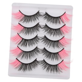 Gogogmee 5 Pairs Natural False Lashes Intense Volume Eyelash Extensions Box for Women