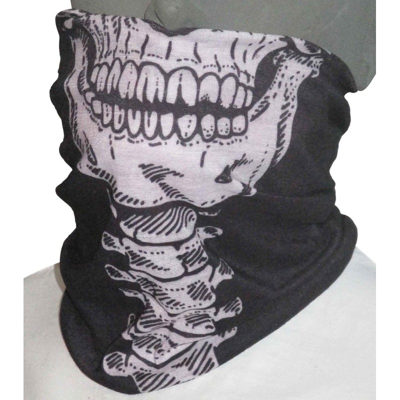 Headloop Microfibre Multifunctional Scarf SKULL AND CROSSBONES Snood Neck Headscarf