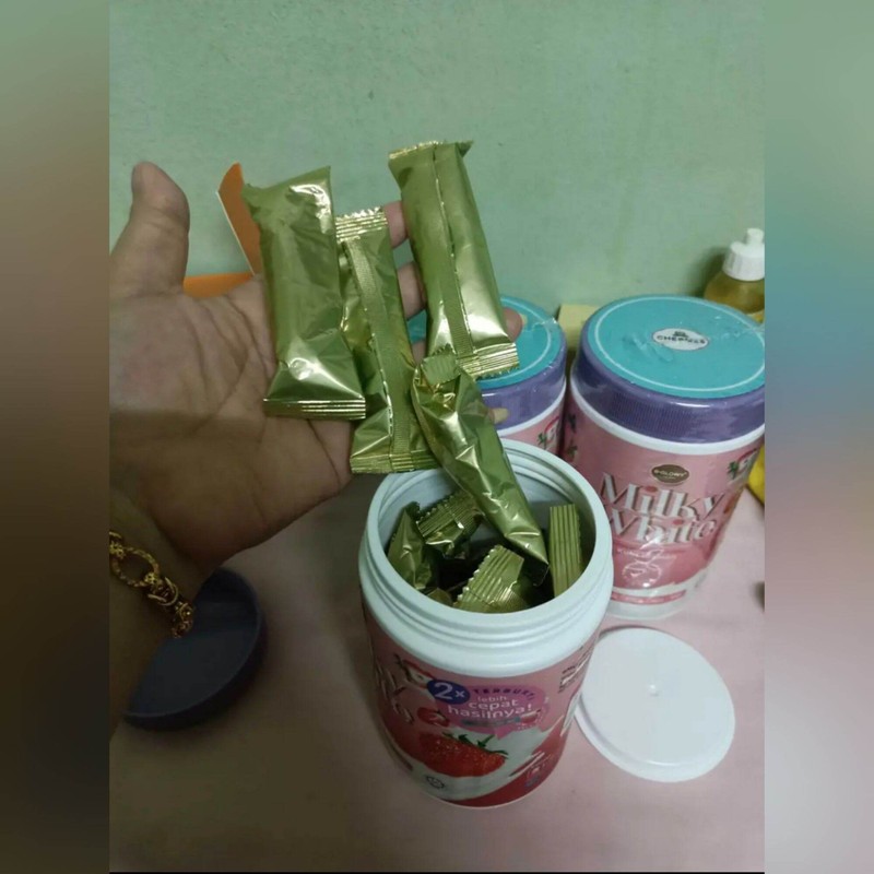 Milky White Chermes untuk Cerah dan Putihkan Kulit. (Travel Size)