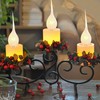 Silicone Dipped Candle Bulbs, 5W Night Light Bulbs, C7/E12 Candelabra