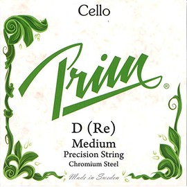 Prim Cello Strings Medium D Chrome Steel