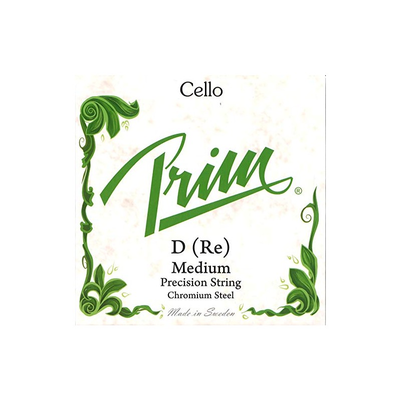 Prim Cello Strings Medium D Chrome Steel