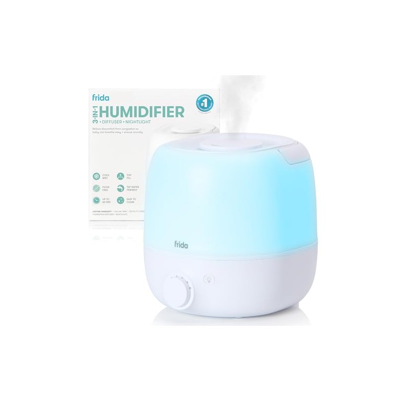 Frida Baby 3-in-1 Cool Mist Humidifier for Large Rooms, Top