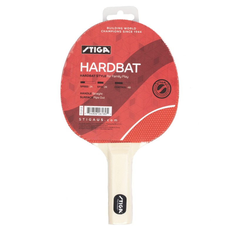 STIGA Beginner Ping Pong Paddles - Recreational to Performance Table
