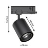 Paulmann 96566 ProRail3 LED Track Spot Kratos 36° 1050lm 9W