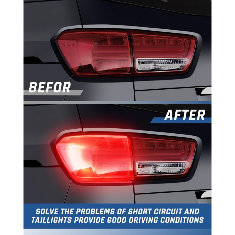 Wujexuhe 92480-A9020 Socket & Wire Tail Light Harness Fit for
