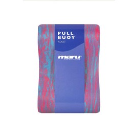 Maru Swimming Pull Buoy Float, Adults and Kids, Swimming Aid Equipment for Stength Training, Pool use, Made of Foam, Leg Float, Provides Comfort and Buoyancy (Pink/Blue, Adult), Pink/Blue Swirl