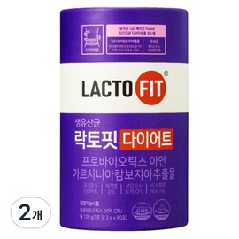 Lactopit Genuine Diet Lactobacillus 60p, 120g, 2 units / 락토핏 정품 다이어트 유산균 60p, 120g, 2개