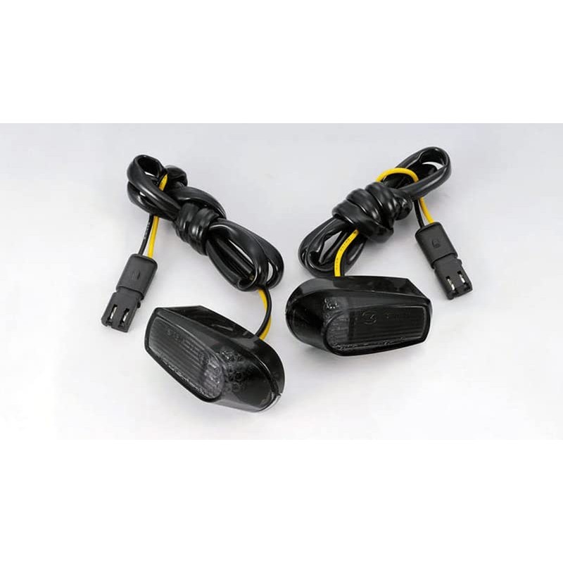Kijima BM-01207 Motorcycle Parts Turn Signal Set, LED Smoke, Front,