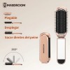 Peine Maxgroom Plegable para Cabello Rizado con Púas Extensibles y