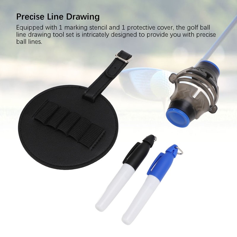 Golf Ball Line Marker Tool ABS Golf Ball Liner Drawing