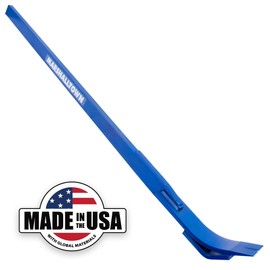 MARSHALLTOWN Flat Fulcrum Monster Pry Bar, Concrete, All-Steel, Made in the USA, 10061