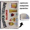 schilderkreis24 - Tin Signs Funny Saying "Gruppen Therapie" - Alcohol
