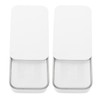 2Pcs Eyebrow Paste Mapping Brow Paste Washable Skin Friendly Brow