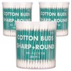 Urban Leaves Beauty Cotton Swabs Round + Pointed, 200 Count,
