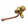 Boginity Air Conditioner 3-Way Globe Valve Elbow for 1/4 Port.
