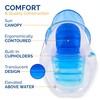 Swimways Dry Float Shadester Pool Float, Translucent Inflatable Recliner Chair