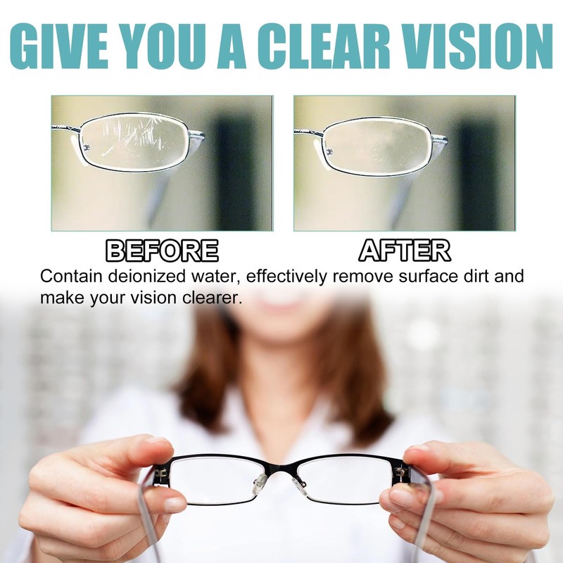 XIRUJNFD Lens Scratch Removal Spray, Eyeglass Scratch Remover, Glasses Lens
