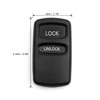 X AUTOHAUX 2pcs 2 Buttons Keyless Entry Remote Key Shell