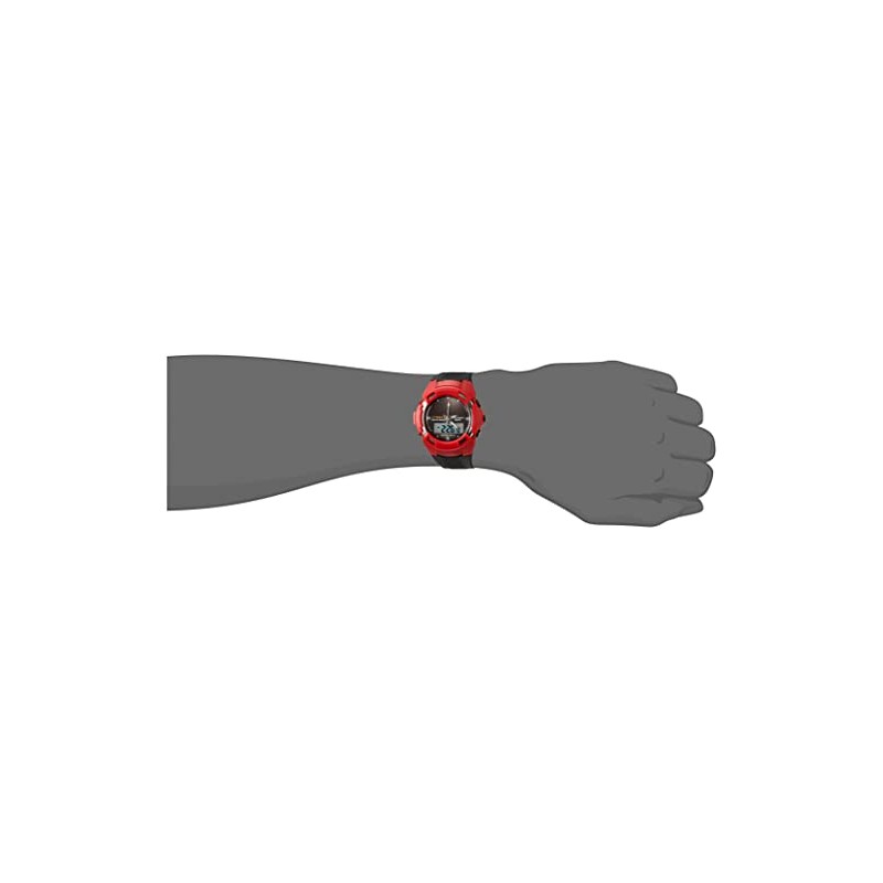 Sun Flame BCY02-RE Cybeat Wristwatch, Men's Black, red
