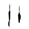 WOIWO 2PCS Multi-function Foldable Stainless Steel Eyelash Brush/Eyebrow Comb