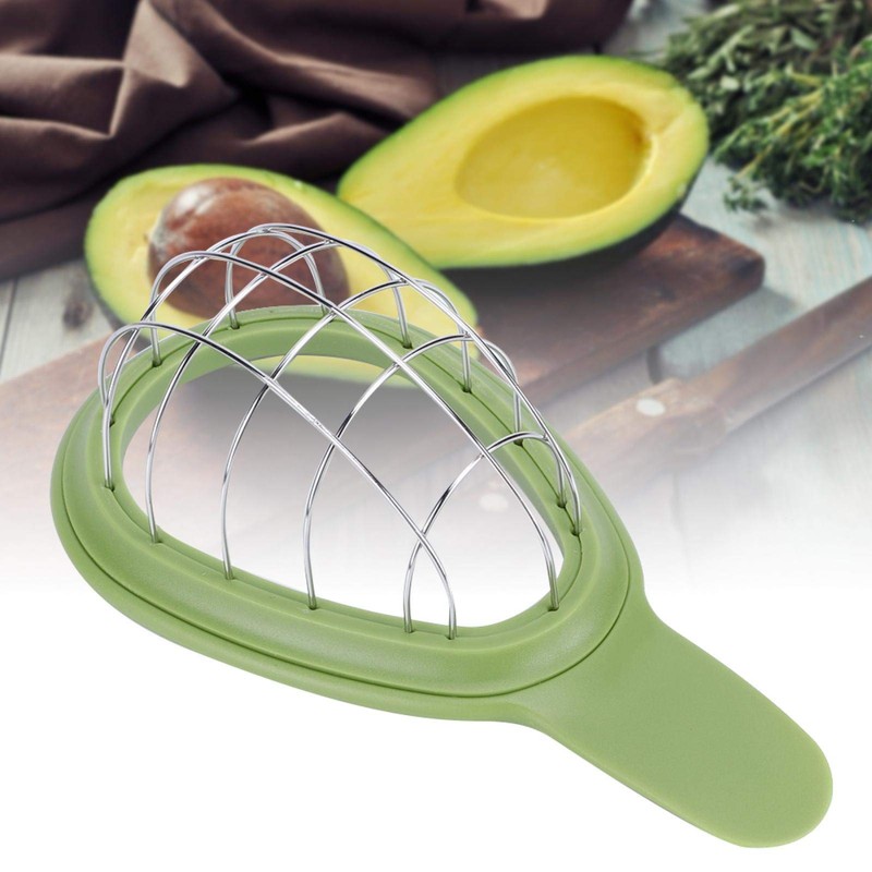 Avocado Cuber Tool, Stainless Steel Avocado Slicer Cutter Salad Tools