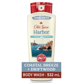 Old Spice Men's Body Wash for Men, Habor Scent, 24/7 Shower Fresh, 532ml