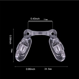 Children Kids Eyeglass Nose Saddle Bridge 1pc Push in Glasses Nose Pads Pushin Soft Silicone Nose Pads for Glasses Eyeglasses Sunglasses