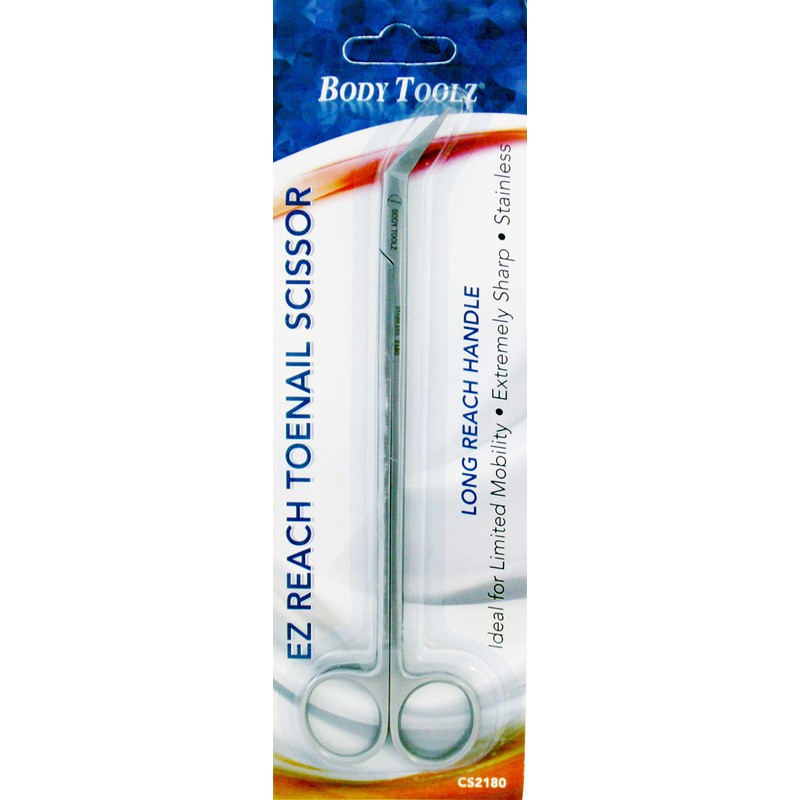 Body Toolz EZ Reach Long Handle Toenail Scissor For Seniors,