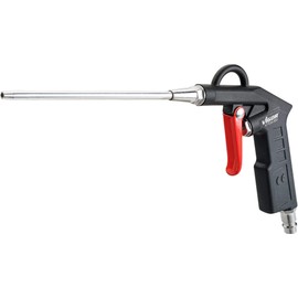 VIGOR Long Blow Gun (150 mm Long Nozzle, Robust Aluminium Housing, Operating Pressure: 6 Bar, Air Requirement:, Includes Connection Nipple) V7135-150