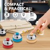 4 Pieces 2.4" Call Bell for Service, Front Desk Bell