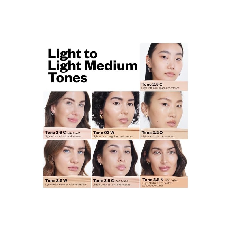 Kosas- Corrector Mini Revealer: maquillaje de cobertura media que oculta