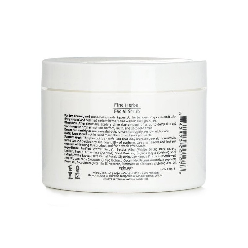 Strawberrynet Epicuren Fine Herbal Facial Scrub (Salon Size) 236ml /