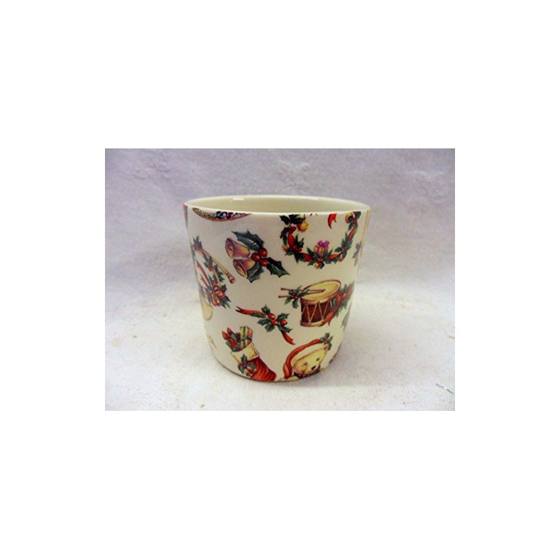 Small Sugar Bowl in Christmas Gift Design by Heron Cross