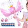 Reenovan Bubble Machine for Kids, Princess Bubble Wand with LED