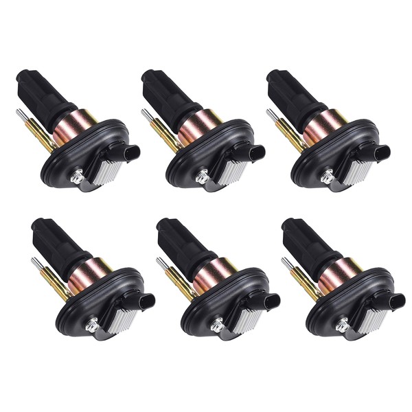 ENA Set of 6 Ignition Coil Pack Compatible with Chevrolet GMC Isuzu Hummer Oldsmobile Saab Buick Trailblazer Envoy Rainer Colorado Canyon H3 2.8L 2.9L 3.5L 4.2L Replacement For UF303 C1395 UF-303