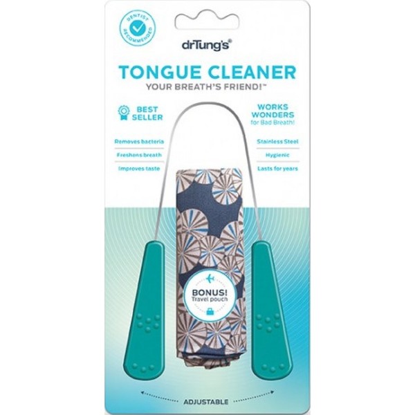 Dr. Tung's Stainless Steel Tongue Cleaner 1 ea ( Pack of 4 )