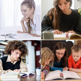 Simuel Bible Bookmark, 2 Pieces Wooden Christian Bookmarks for Women, Book Lovers, Unique Religious Festival Gifts for Christmas, Easter, Thanksgiving, Pentecost, Baptism (Black&Brown)