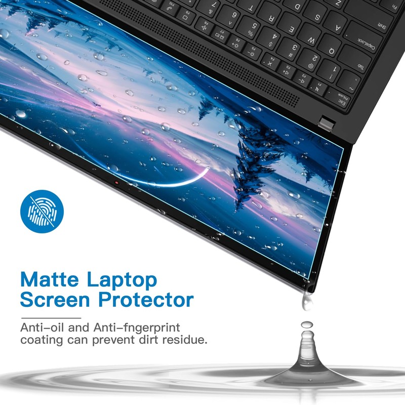 2 Pack 16 Inch 16:10 Anti Blue Light Laptop Screen
