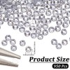 CABODYALS 4750Pcs 4MM Clear Resin Rhinestones Bulk Bedazzling Half Round