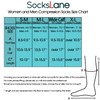 SocksLane Cotton Compression Socks for Women & Men. 15-20 mmHg