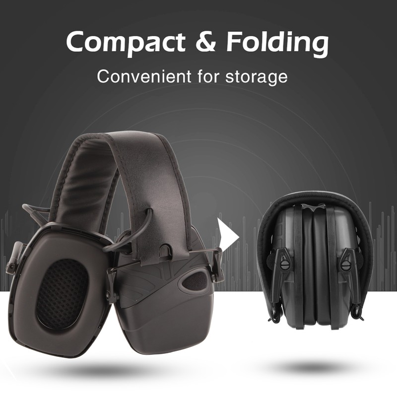 Sport Sound Amplification Electronic Earmuff NoiseProof Hunting Earmuff for Outdoor