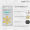 PowerOne Power One MERCURY FREE Hearing Aid Batteries Size 10