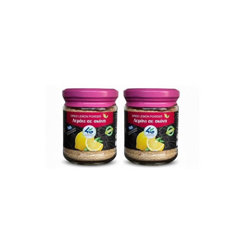 4G - Polvere di Limone Greco Essiccato, 2 x 80